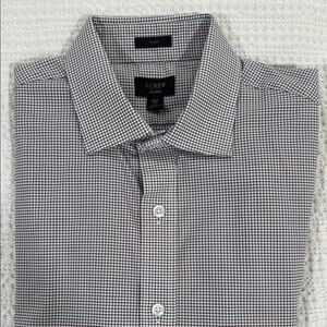 J. Crew Checkered Ludlow Dress Shirt 15.5 34